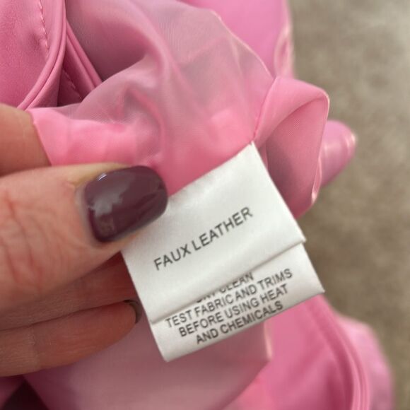 NWT Hanna Banana Faux Leather Jacket (size 6) - Picture 9 of 12